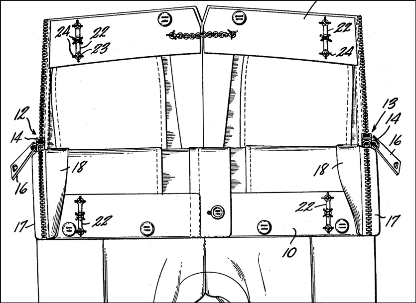 Patent for Trousers 